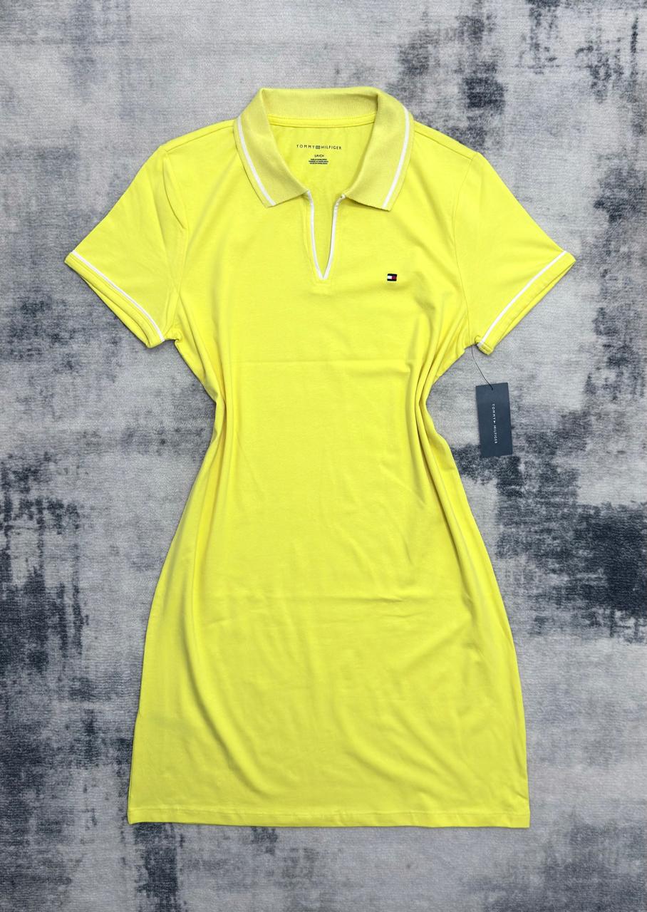 Vestido Cuello Tipo Polo Tommy Hilfiger