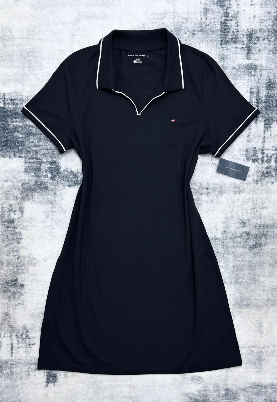 Vestido Cuello Tipo Polo Tommy Hilfiger