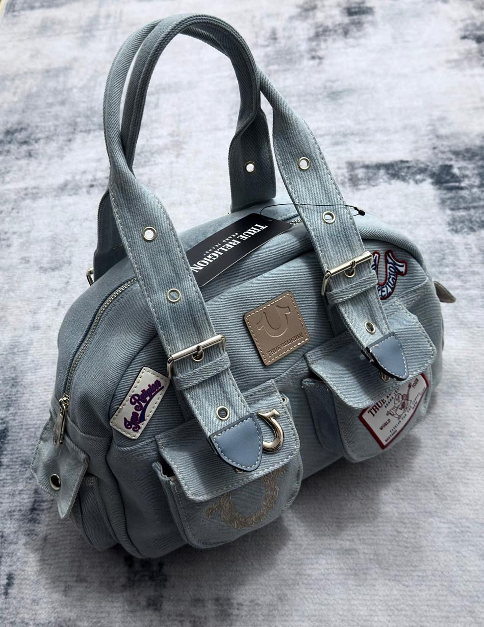 Bolso Satchel Denim True Religion