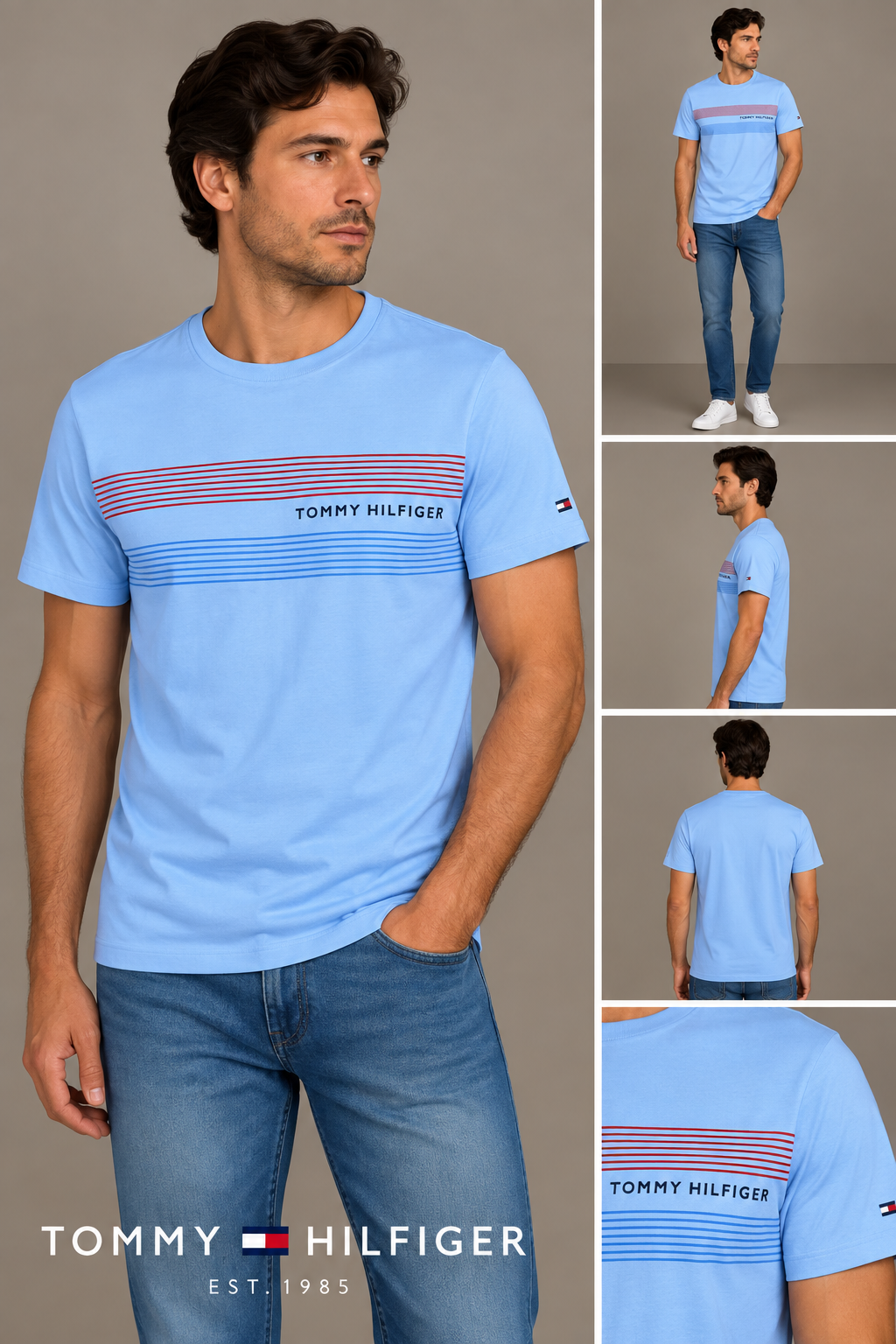 Playera Cuello Redondo Tommy Hilfiger
