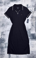 Maxi Vestido Cuello Tipo Polo Tommy Hilfiger
