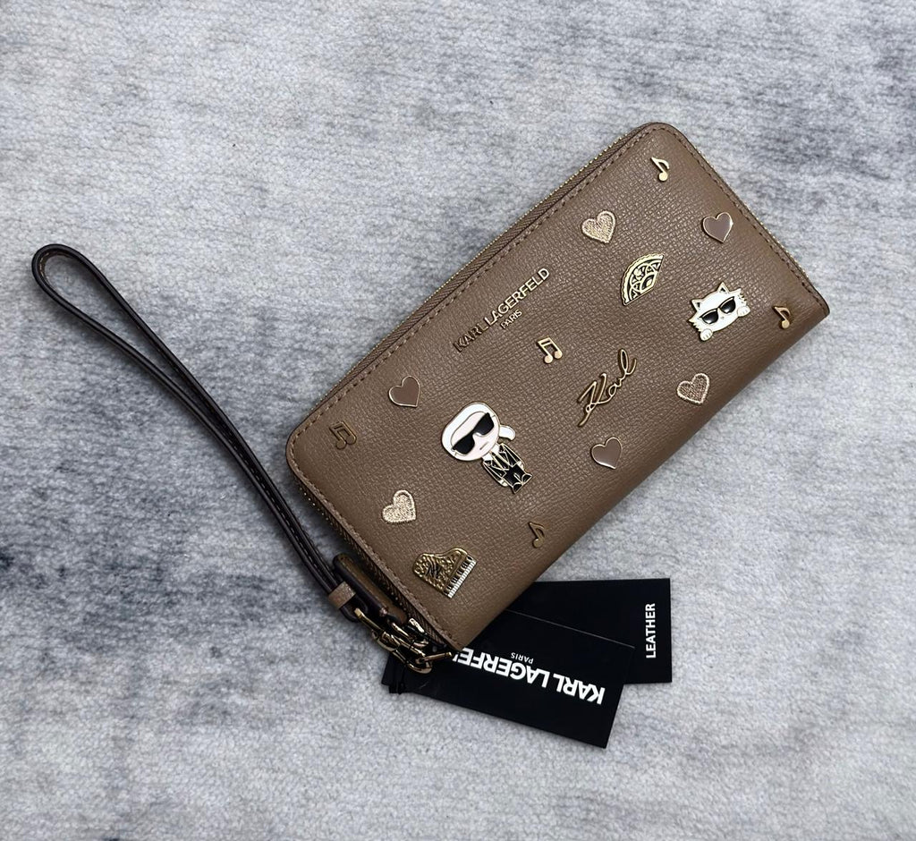Cartera Wristlet Karl Lagerfeld Charm