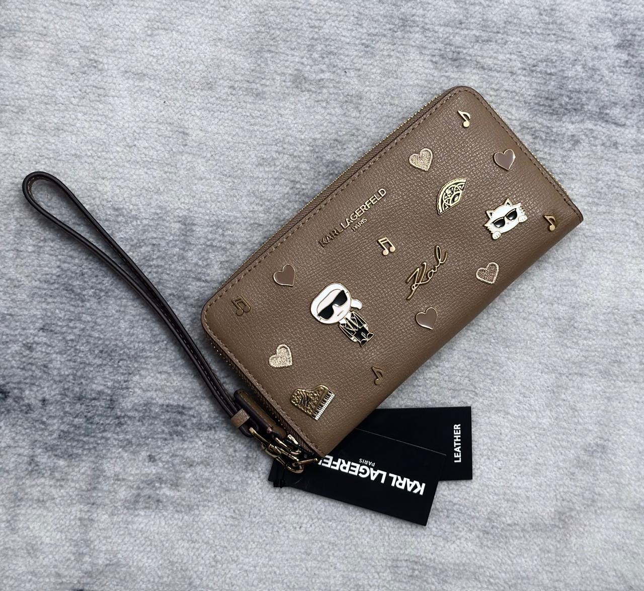 Cartera Wristlet Karl Lagerfeld Charm