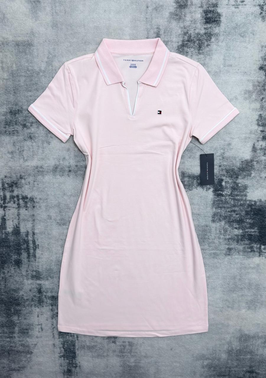 Vestido Cuello Tipo Polo Tommy Hilfiger