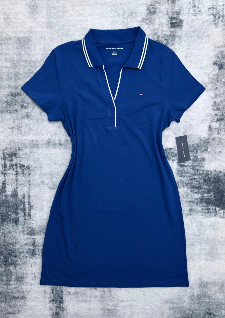 Vestido Cuello Tipo Polo Tommy Hilfiger