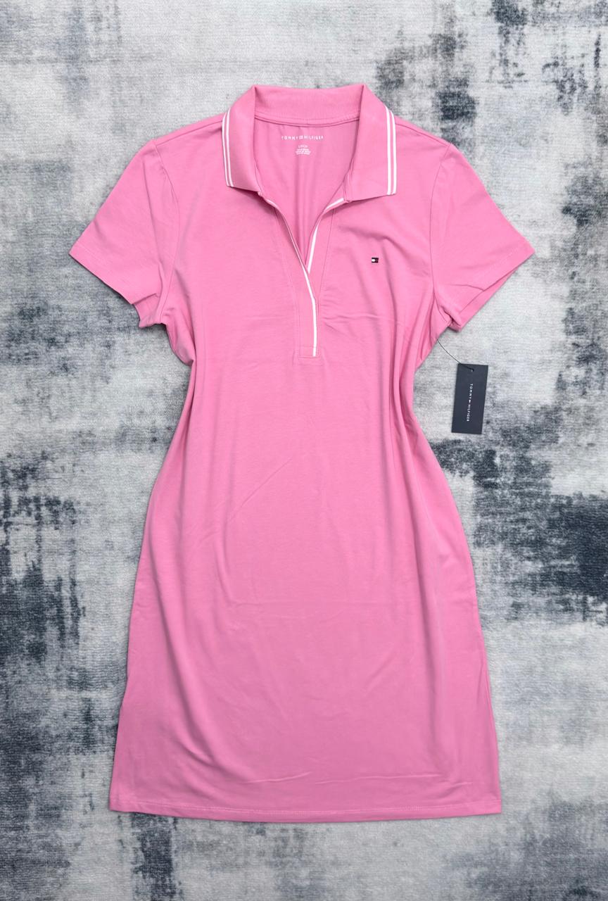 Vestido Cuello Tipo Polo Tommy Hilfiger