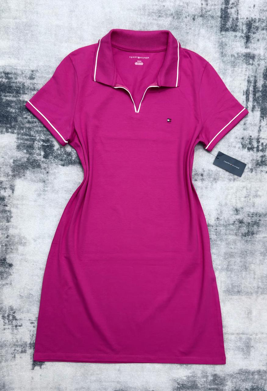 Vestido Cuello Tipo Polo Tommy Hilfiger