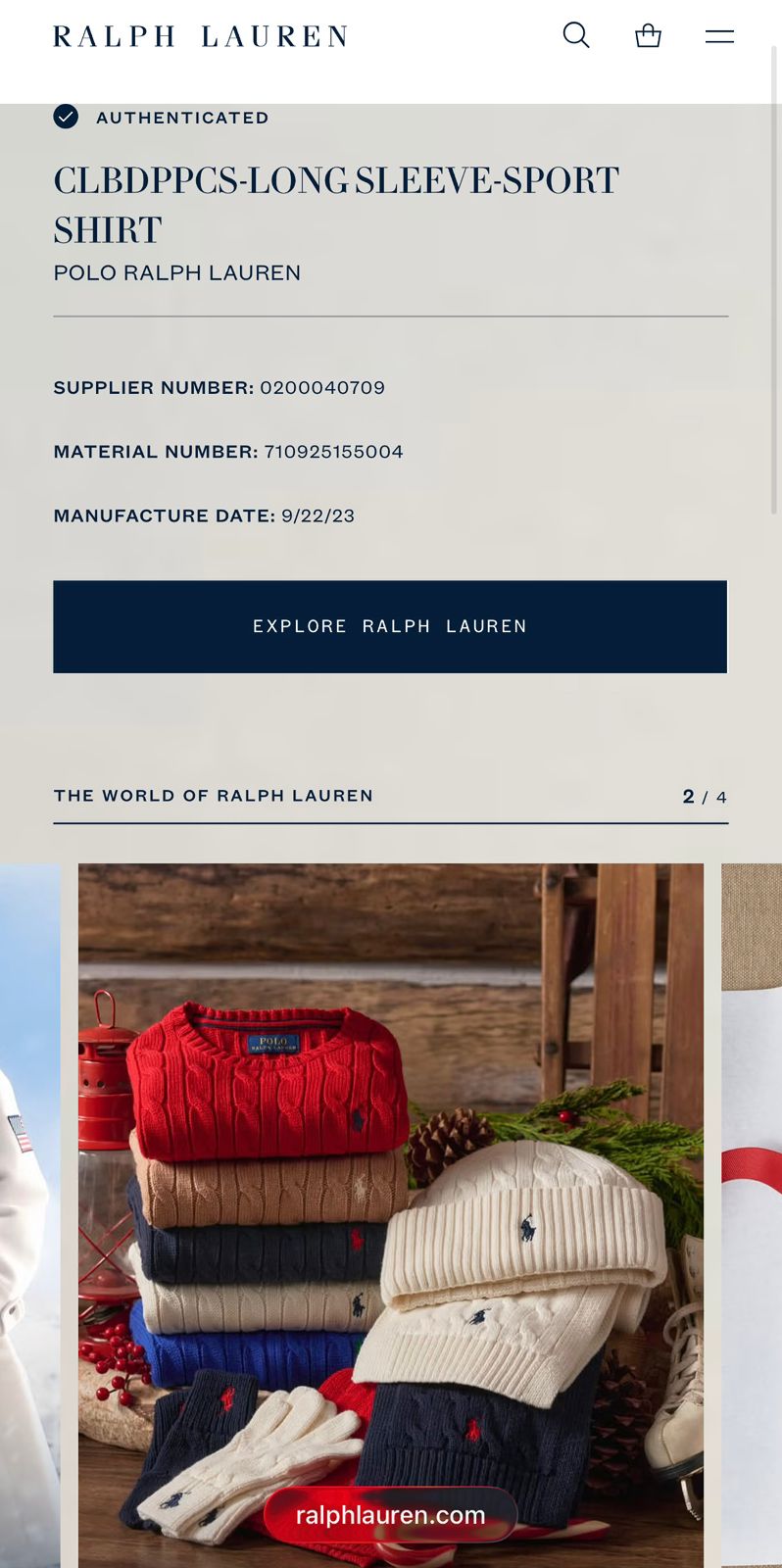 Camisa Polo Ralph Lauren