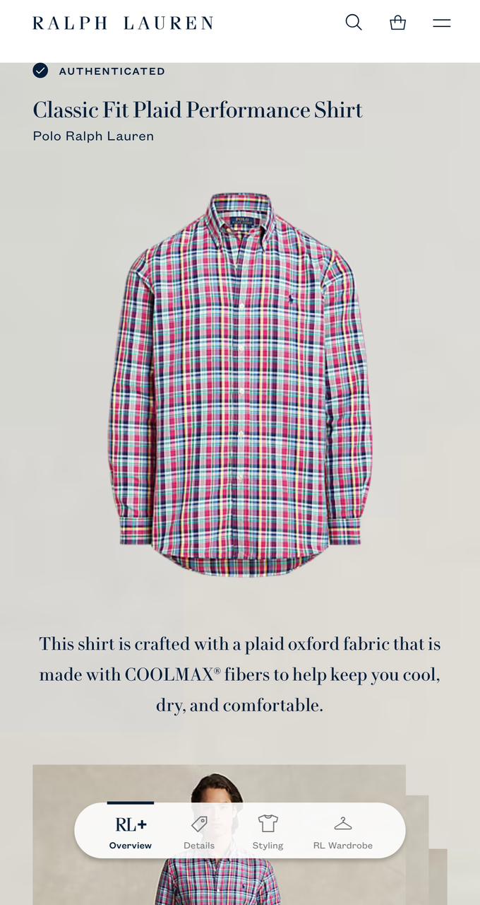 Camisa Polo Ralph Lauren