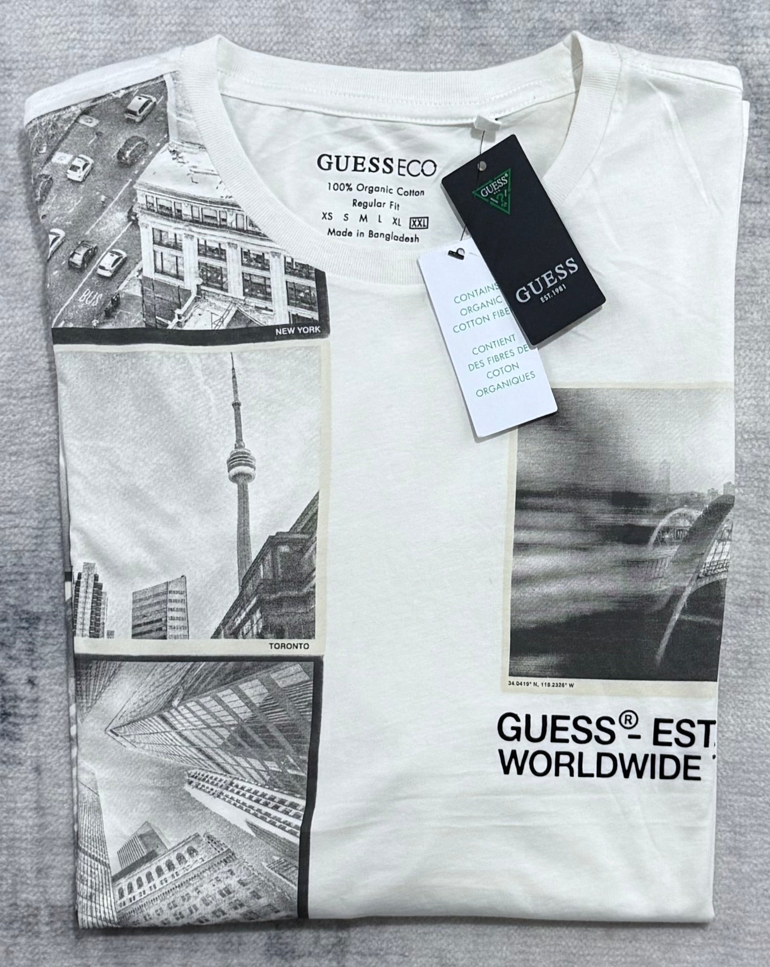 Playera Cuello Redondo Guess
