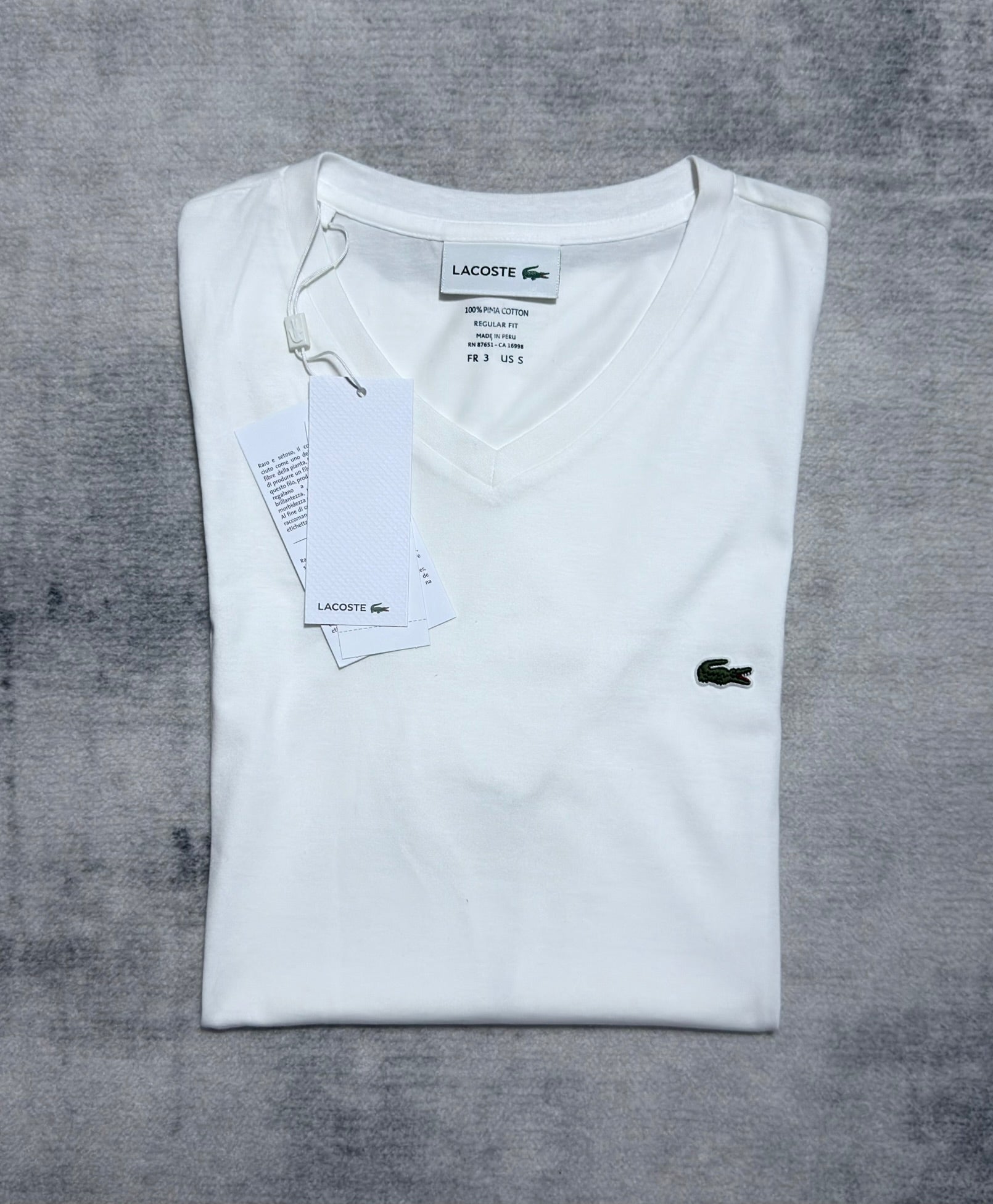 Playera Cuello Redondo Lacoste