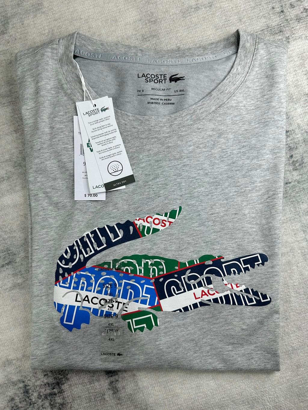 Playera Cuello Redondo Lacoste
