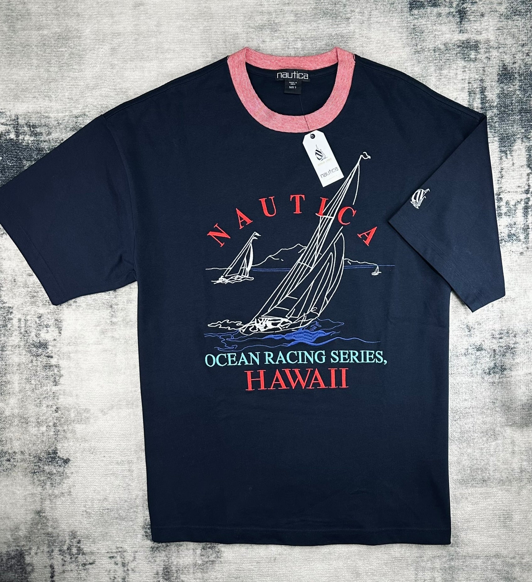 Playera Cuello Redondo Nautica